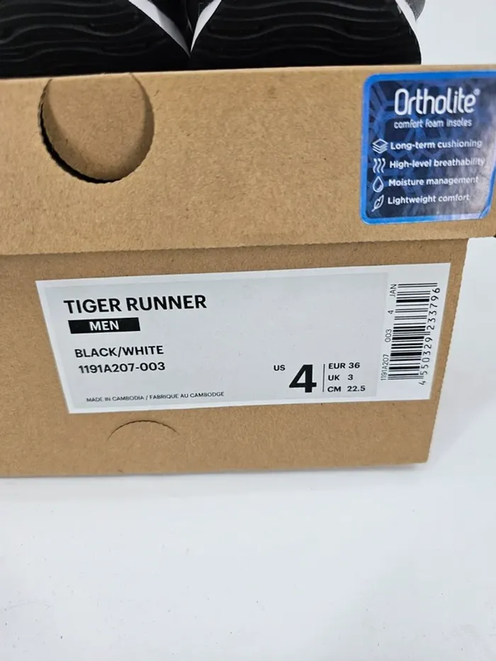 Basket homme  ou femme ASICS Tiger Runner – Taille 36 EU - US 4 – Neuves avec boîte - photo numéro 7