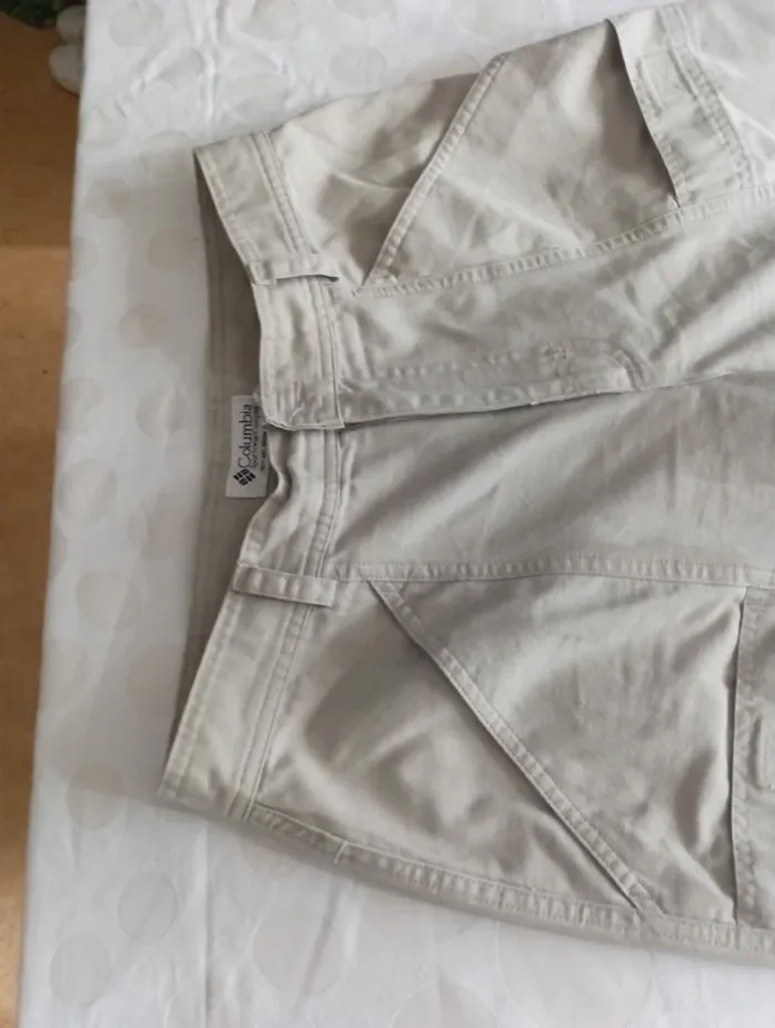 Pantalon jeans homme Columbia taille 38 jambes larges style cargo randonnée - photo numéro 5