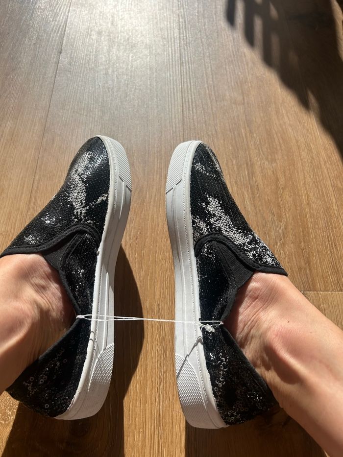 Chaussures tissaia pailletées - photo numéro 2