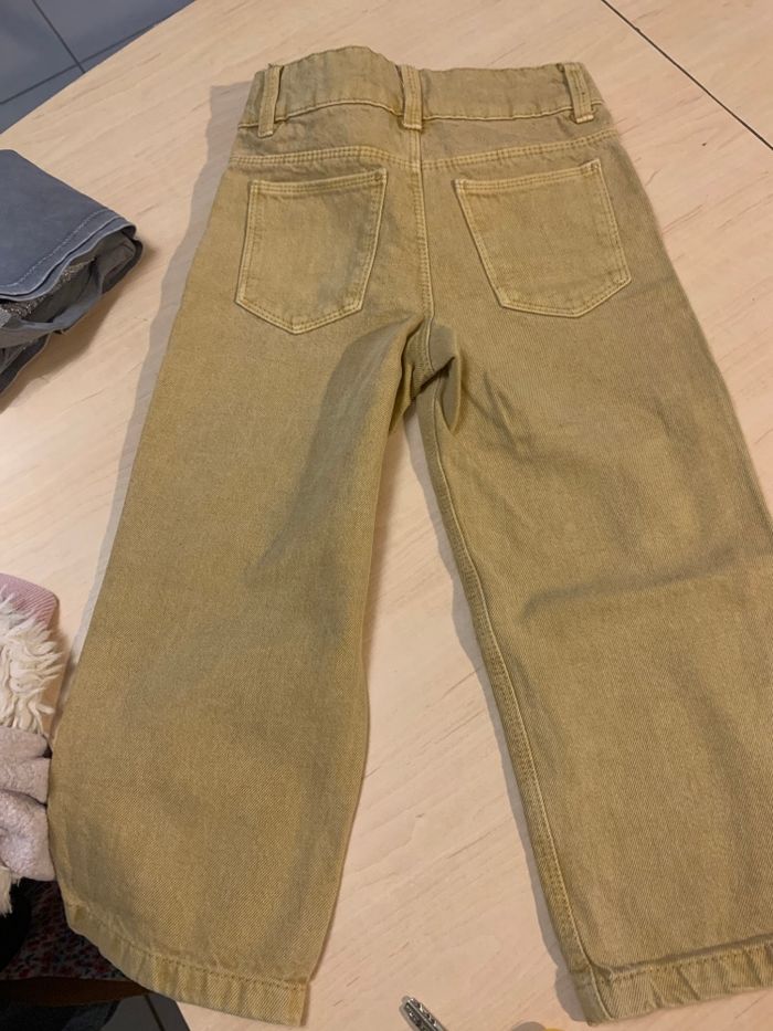 Jeans moutarde large Kiabi - photo numéro 3