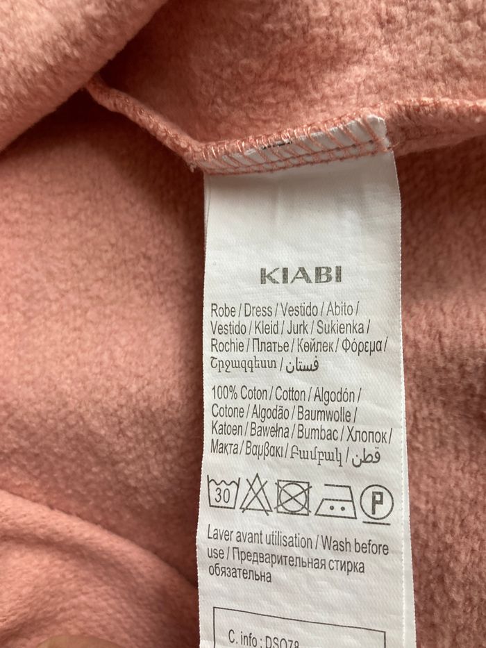 robe molletonnée motif fleurs taille 2 ans - photo numéro 5