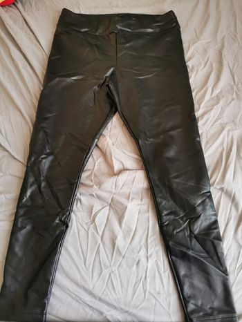 Pantalons semi cuir femme 