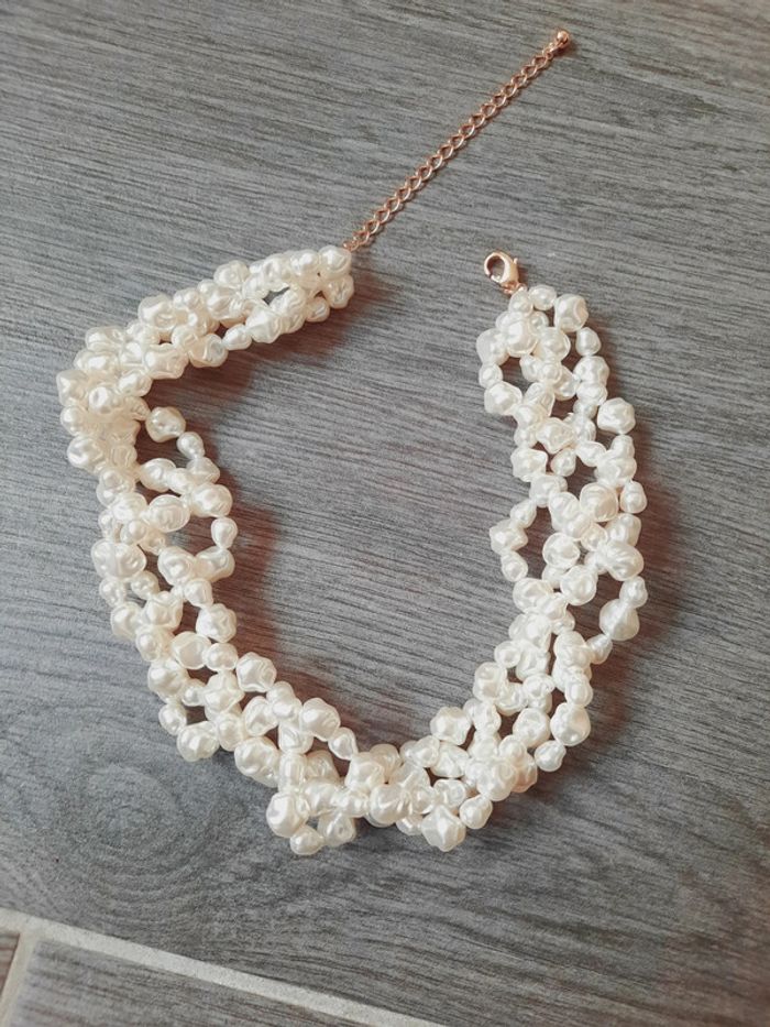 Collier multi rangs nacré neuf
