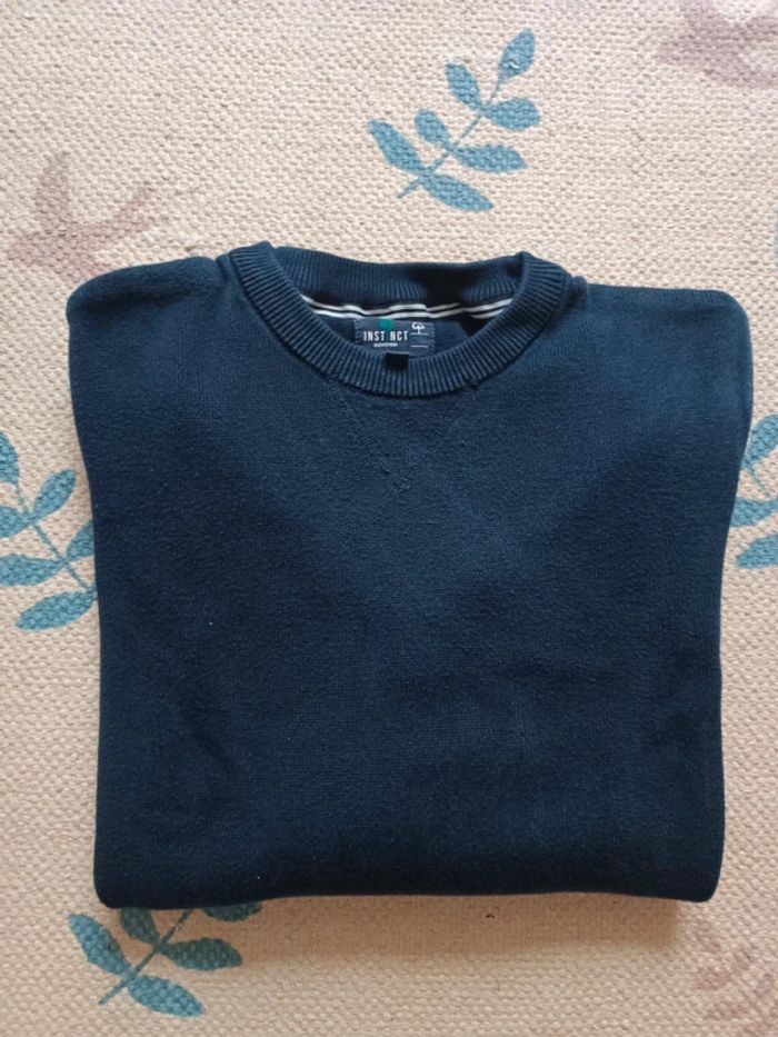 Pull bonobo S bleu marine homme instinct