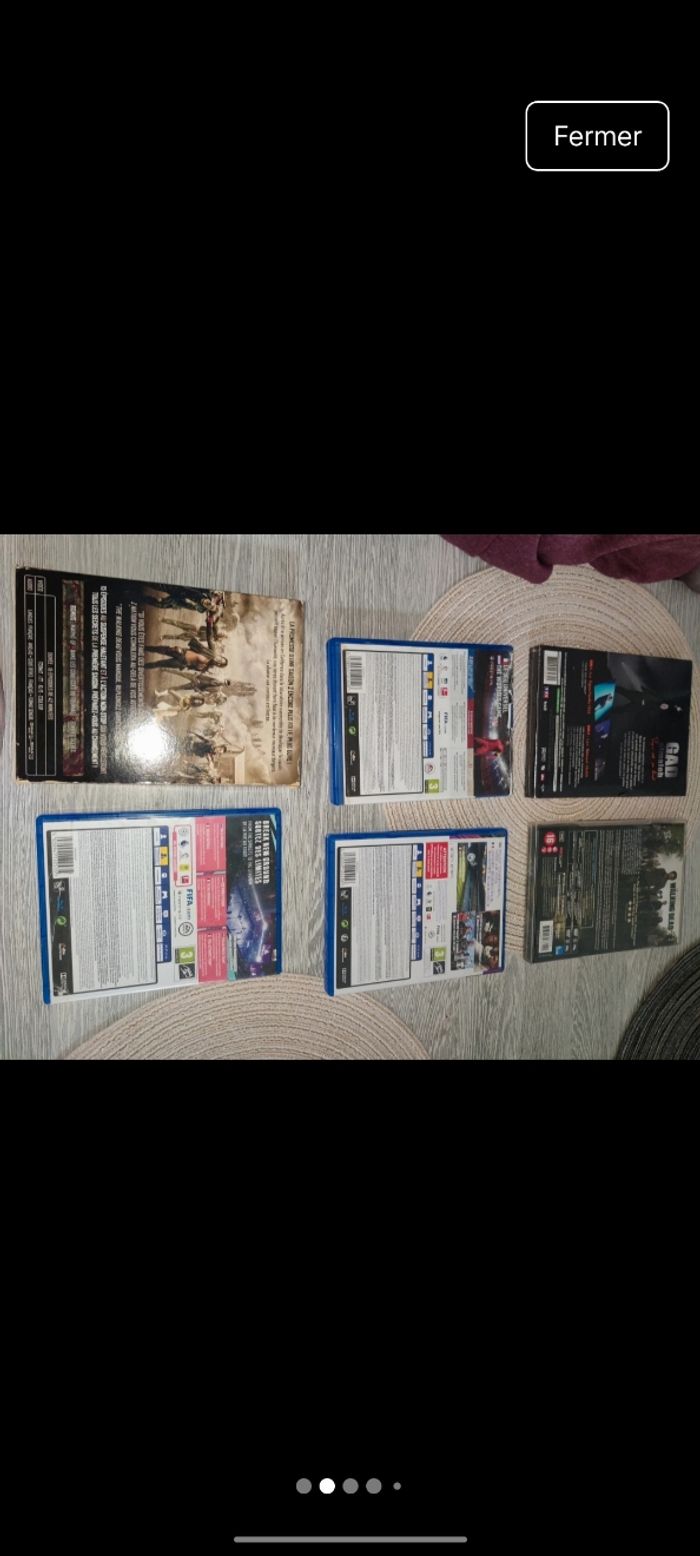 Lot jeux vidéos et DVD - photo numéro 2