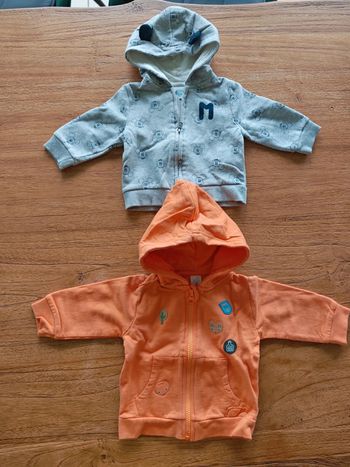 Lot de 2 veste 6 mois