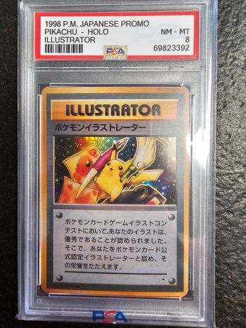 Pikachu illustrator holo 1998 - Jap - fan