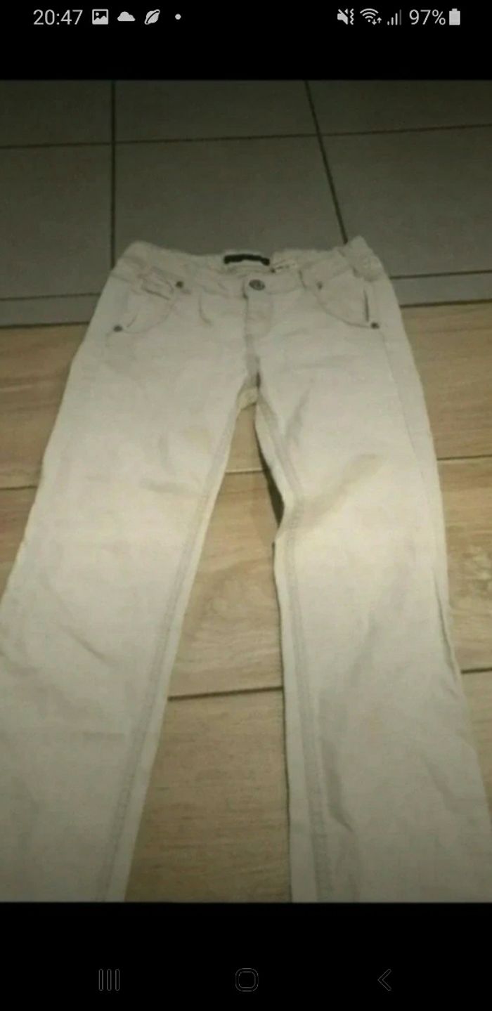 Jeans clair fille ikks 10 ans - photo numéro 2