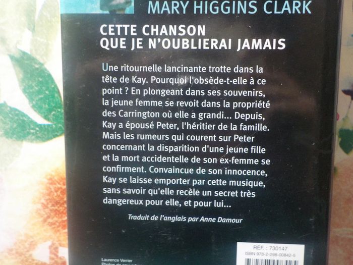 Cette chanson que je n'oublierai jamais de Mary Higgins Clark - photo numéro 2