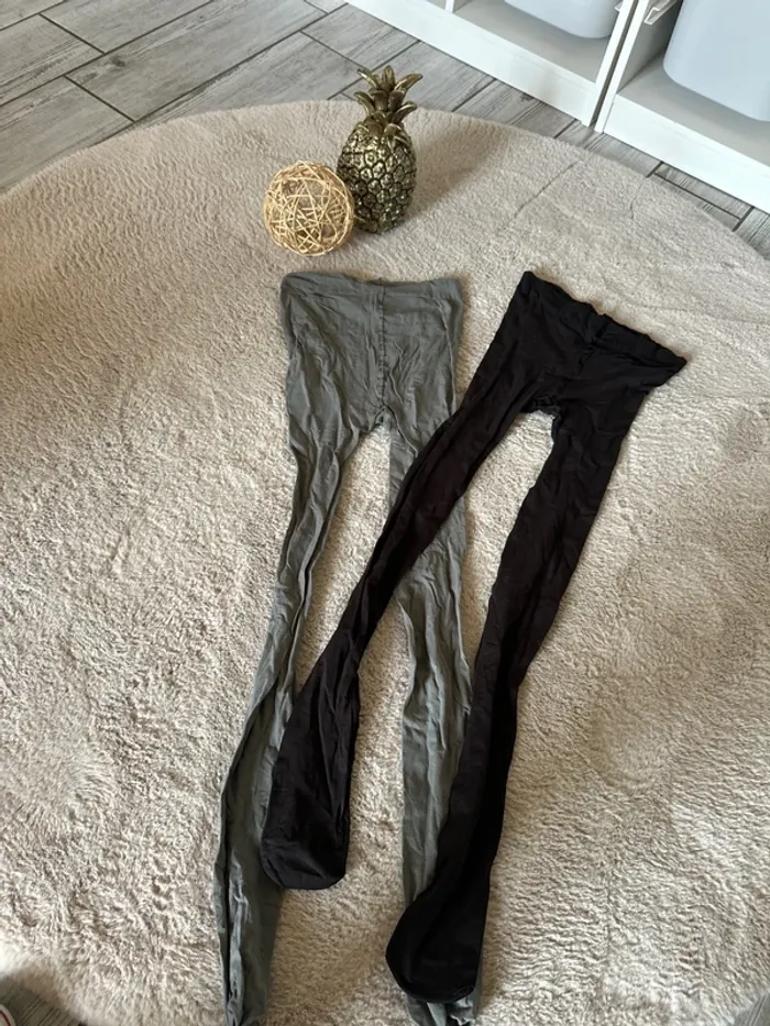 Lot de 2 collants fins de grossesse 38/M neufs