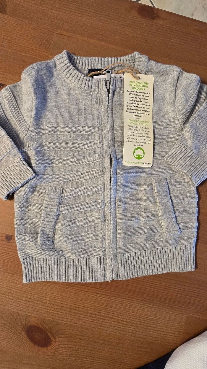 NEUFS (non portés) 🏷🤩 pull et gilet 3 mois Garçon 🤩💙 - photo numéro 5