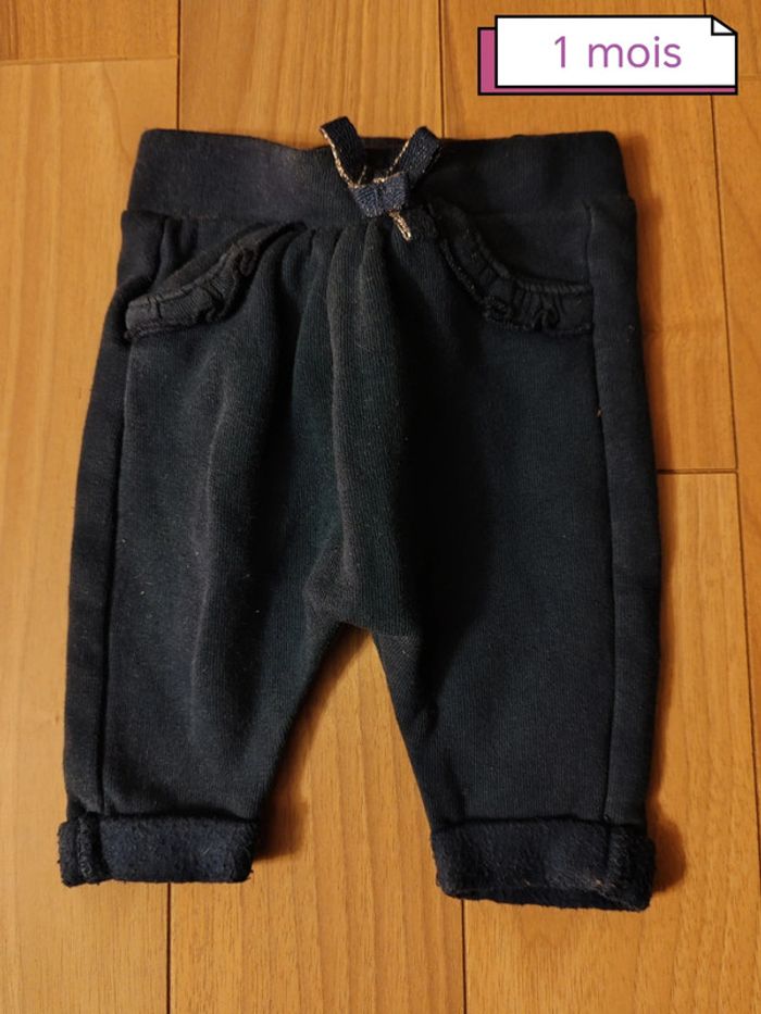 Pantalon bleu 1 mois
