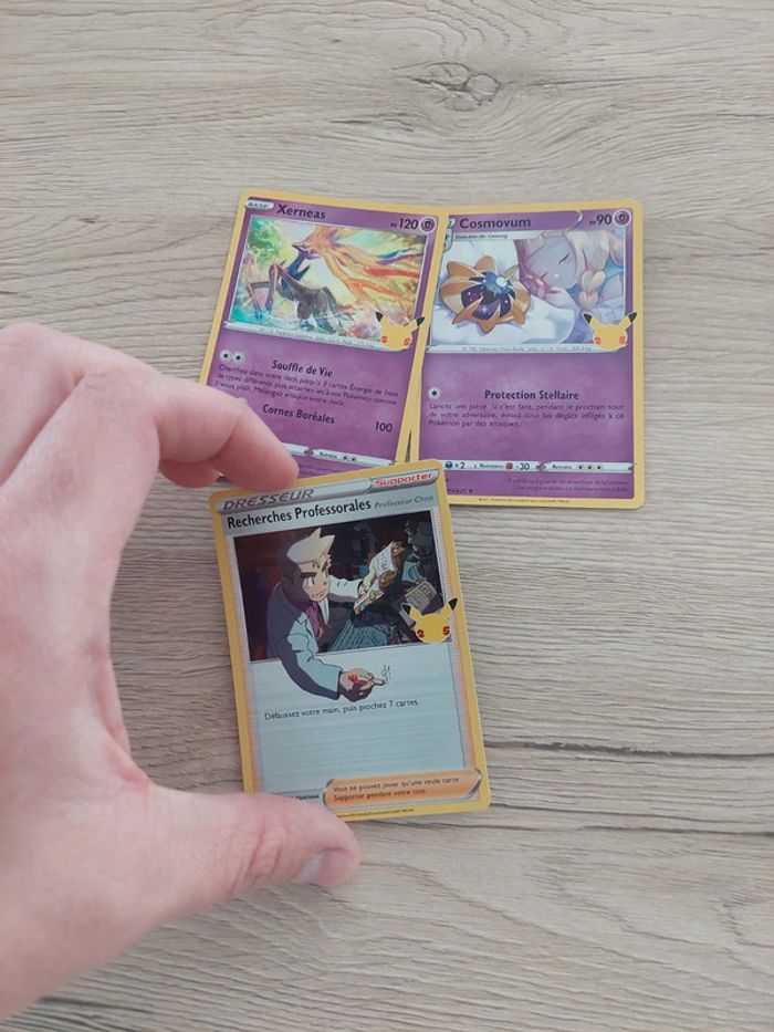 Lot de 3 cartes holo célébration 25 ans pokemon - photo numéro 5