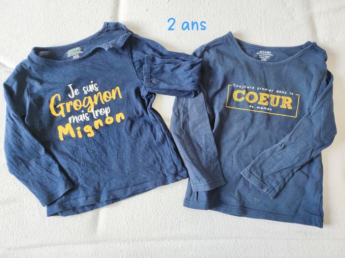 Lot tee shirt 2 ans