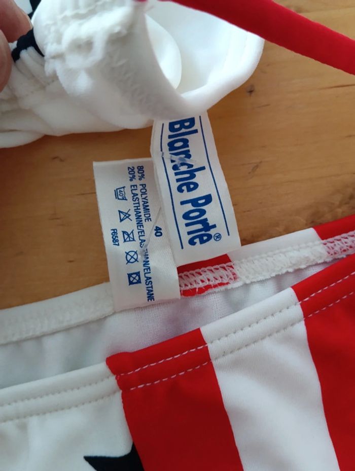 Bikini triangle vintage inspiration drapeau Américain - photo numéro 2