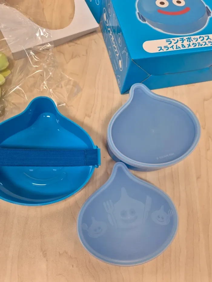 Boite a repas Lunch box Dragon Quest Slime bleu - photo numéro 6