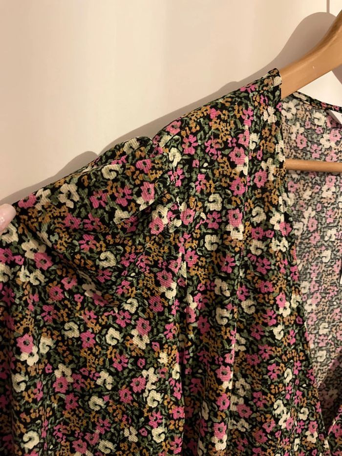 Robe fleurie cache coeur  Mango XL neuve - photo numéro 3