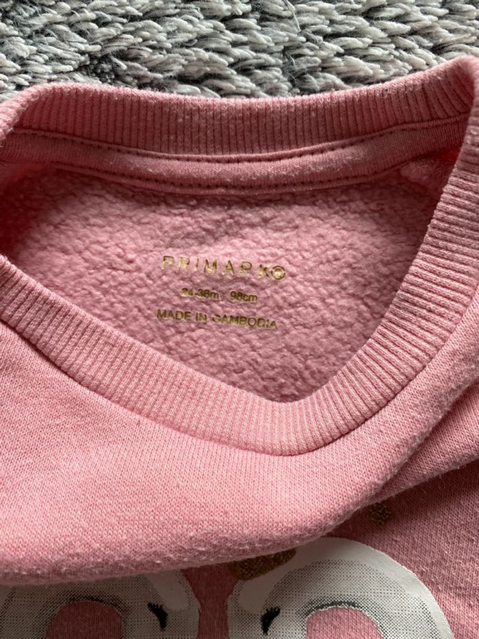 Pull rose Primark - taille 2/3 ans - photo numéro 2