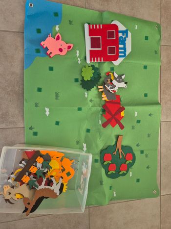 Tapis d'activité sur la ferme