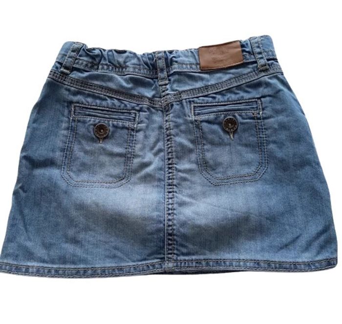 Jupe courte  jean bleu - photo numéro 2
