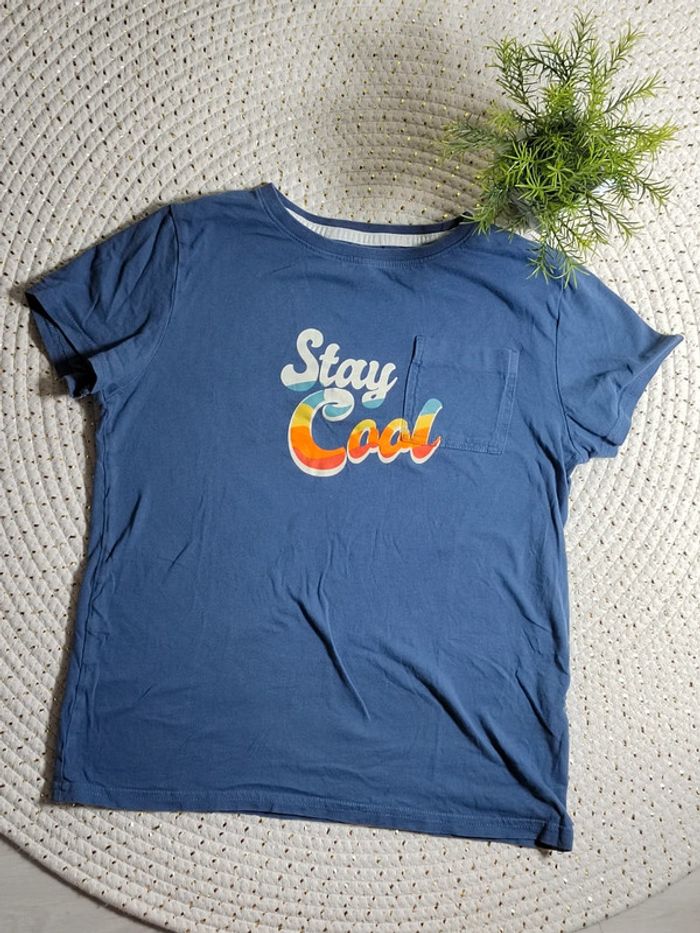 Short en jean La Halle + T-shirt Kiabi - Taille 10ans - photo numéro 2