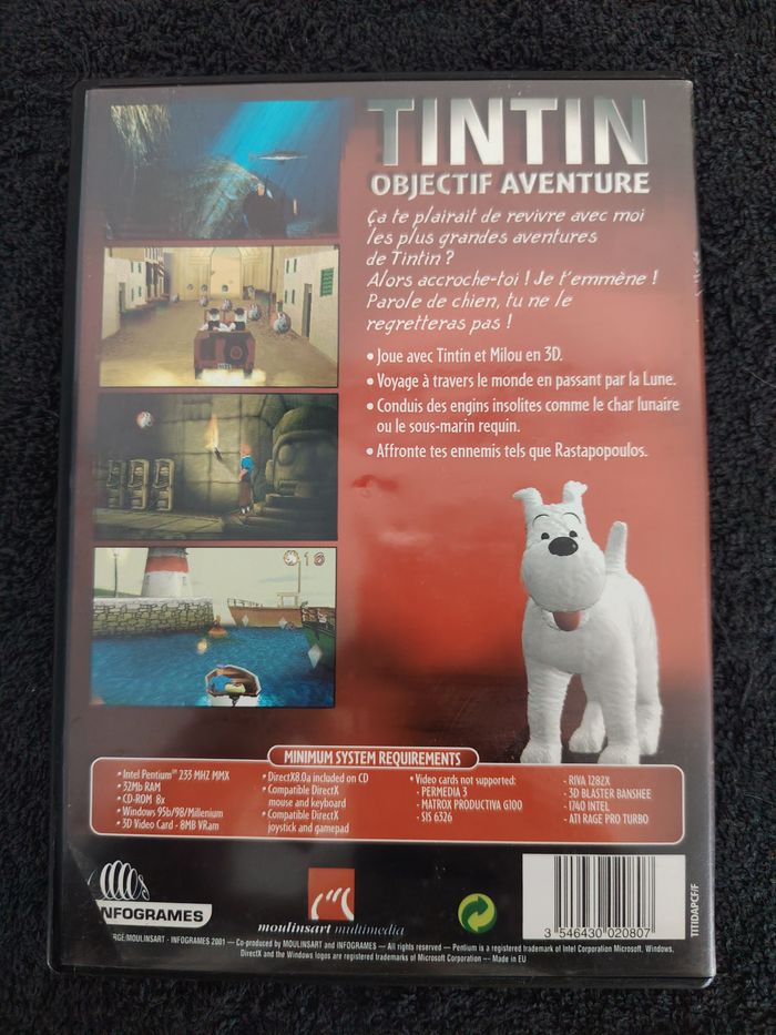 Tintin objectif aventure pc - photo numéro 3
