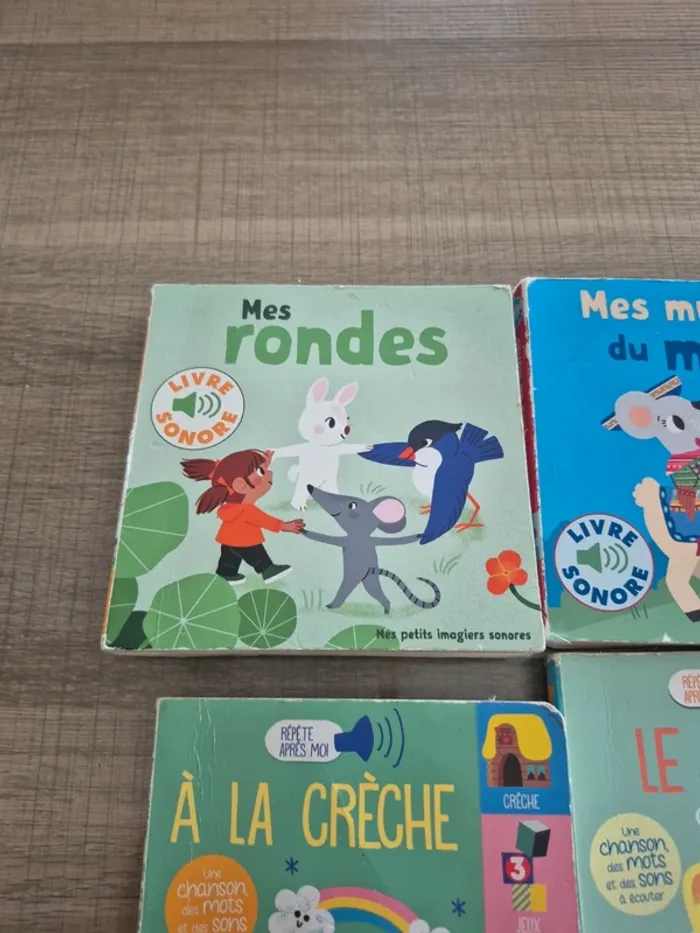 Lot livres sonores bébé - photo numéro 2