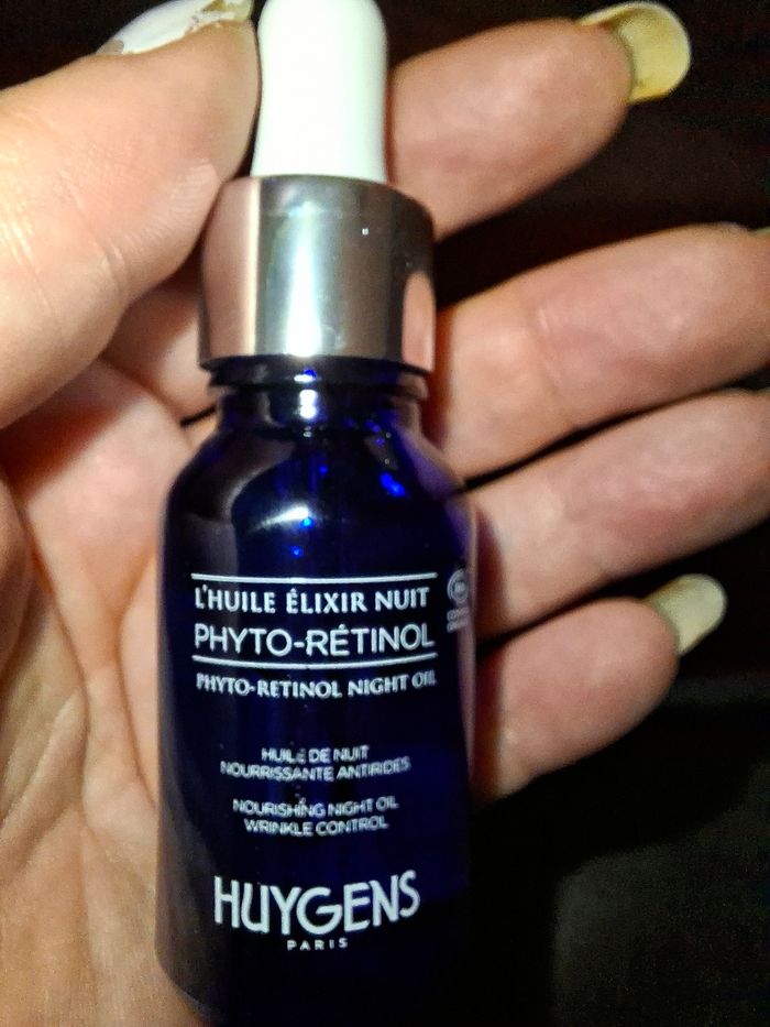 Huile Élixir Nuit Phyto-Rétinol HUYGENS - Soin Anti-Âge (15ml)
