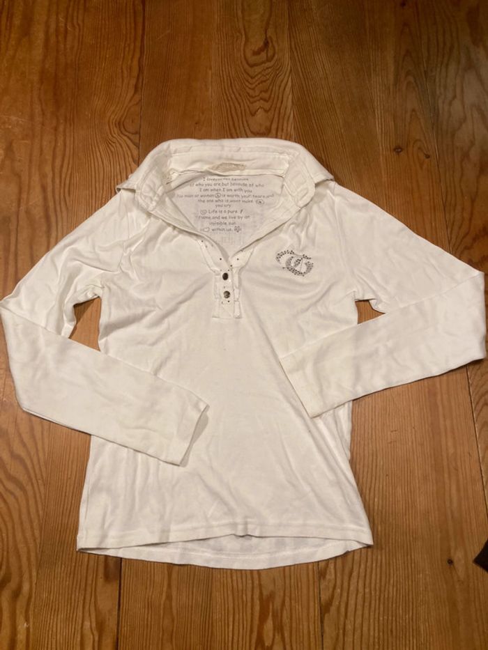 T-shirt manche longue Viviane H / vintage années 2000