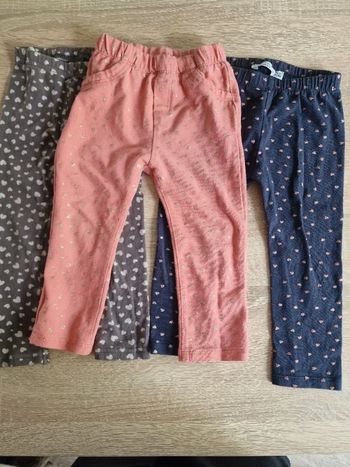 Lot legging taille 2 ans
