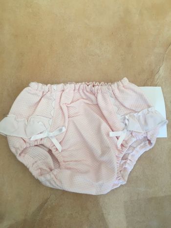 Bloomer, culotte, rose, 6 mois, neuf