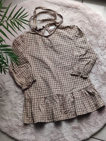 Tunique à carreaux 5ans
