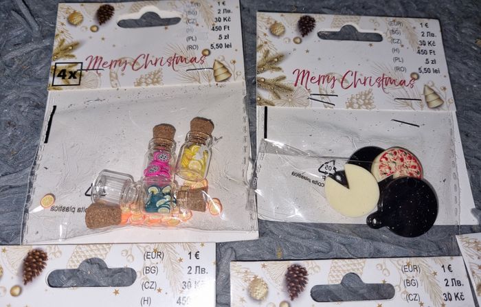 Lot accessoires décoratifs pour village de Noël - photo numéro 2