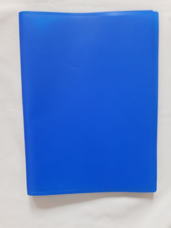 porte-vues / protège-documents - 80 vues - bleu - photo numéro 2