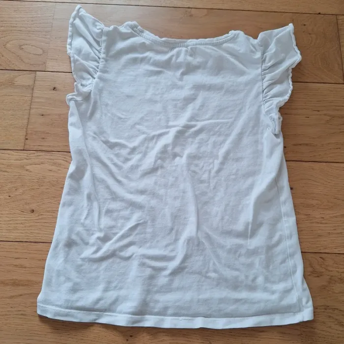 T-shirt manches courtes à paillettes bleues  DPAM 10ans - photo numéro 3