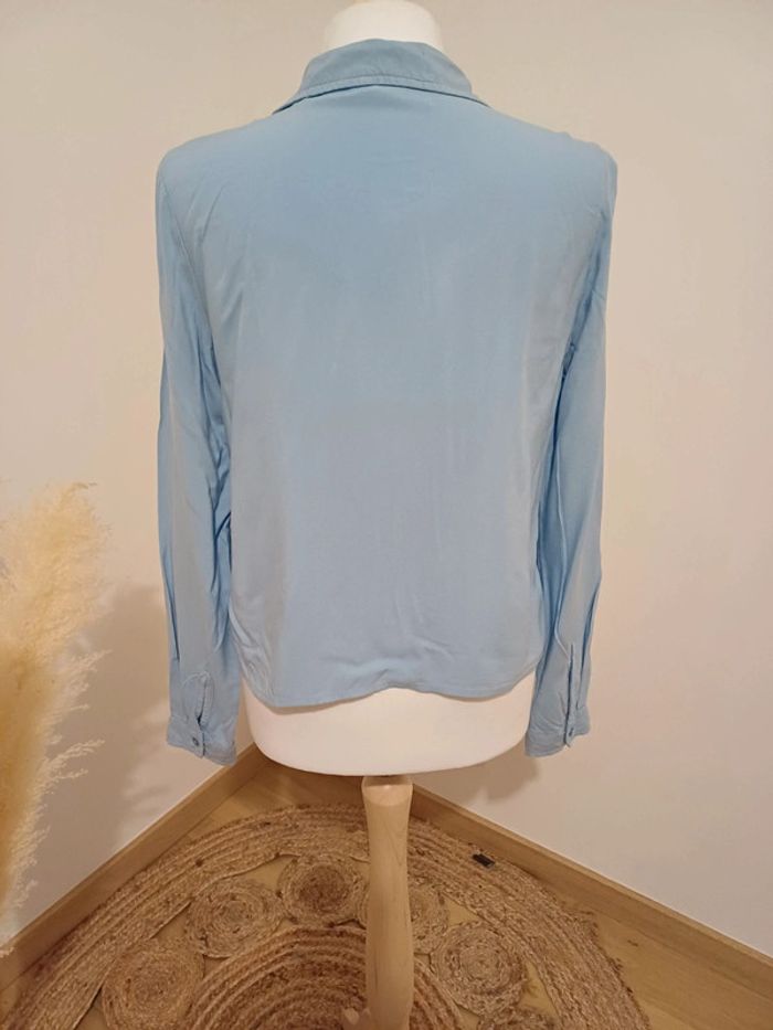 Chemise bleue claire boutonnée Jacqueline De Yong taille S 36 - photo numéro 8