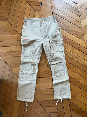Pantalon Cargo Beige Vintage Taille S