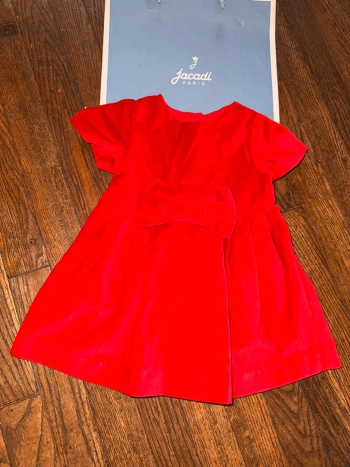 Robe velour Jacadi  6 mois