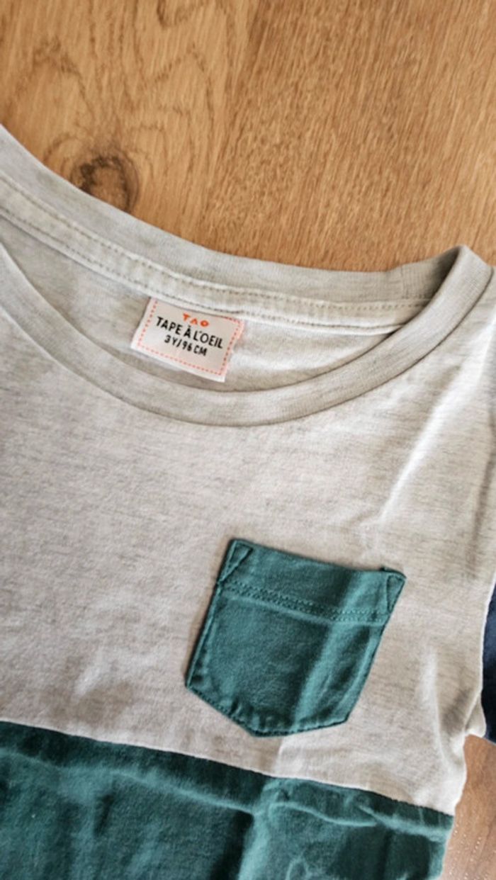 T-shirt manches longues, taille 3 ans, H&M - photo numéro 2