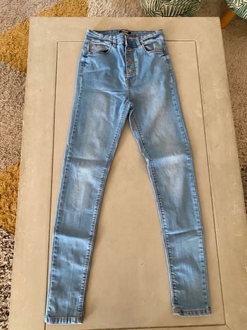Jeans bleu slim skinny taille haute Liberto taille 36