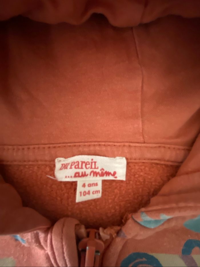 Sweat à capuche 4ans DPAM - photo numéro 2