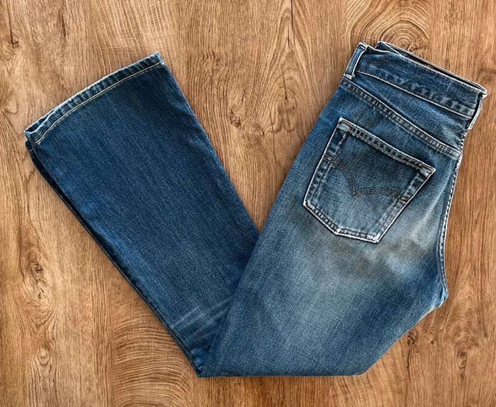 Jean/pantalon bleu délavé Bootcut/Flare Levi's 525 pour femme, taille : W30 (40 taille française) - photo numéro 3