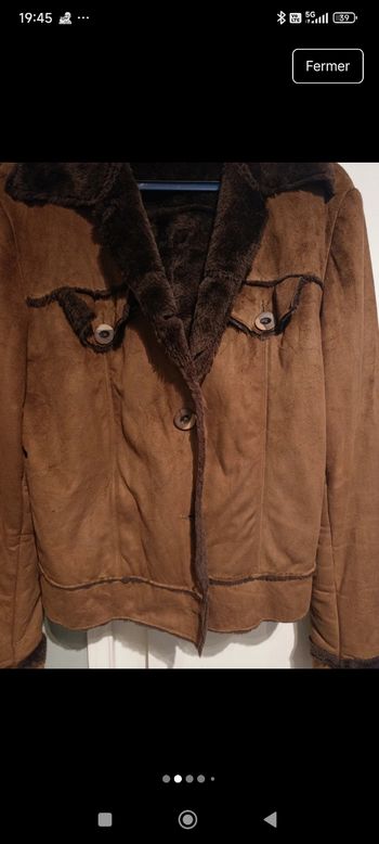 Veste fourrée