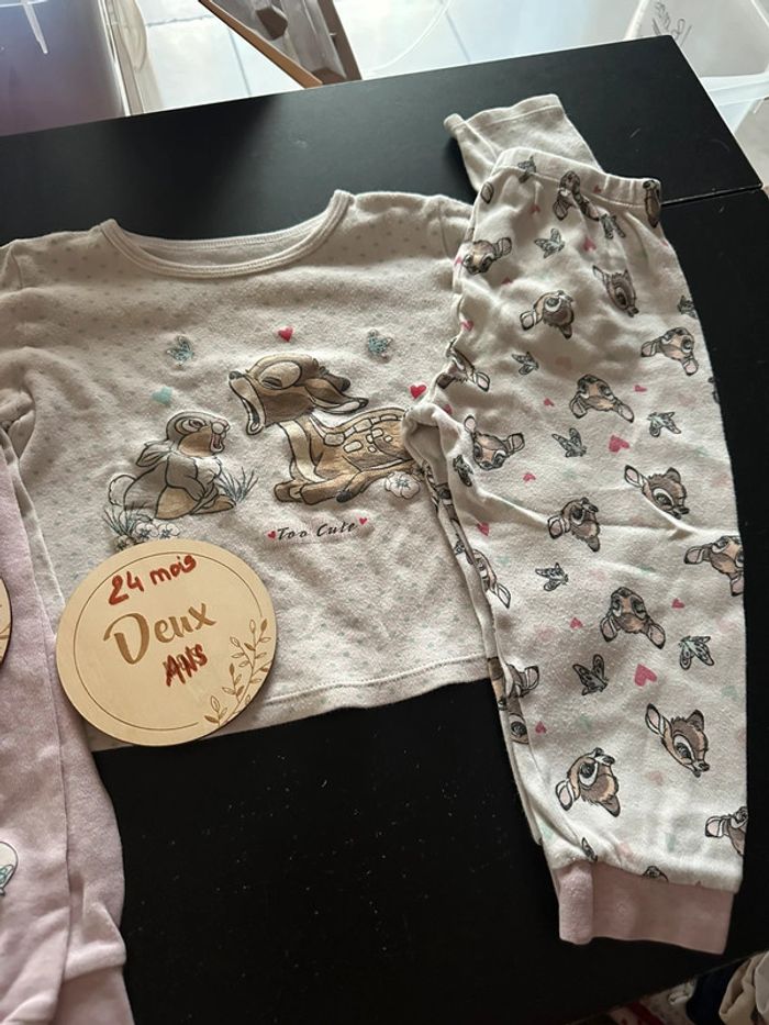 Lot 2 pyjama coton Primark 18/24mois - photo numéro 3