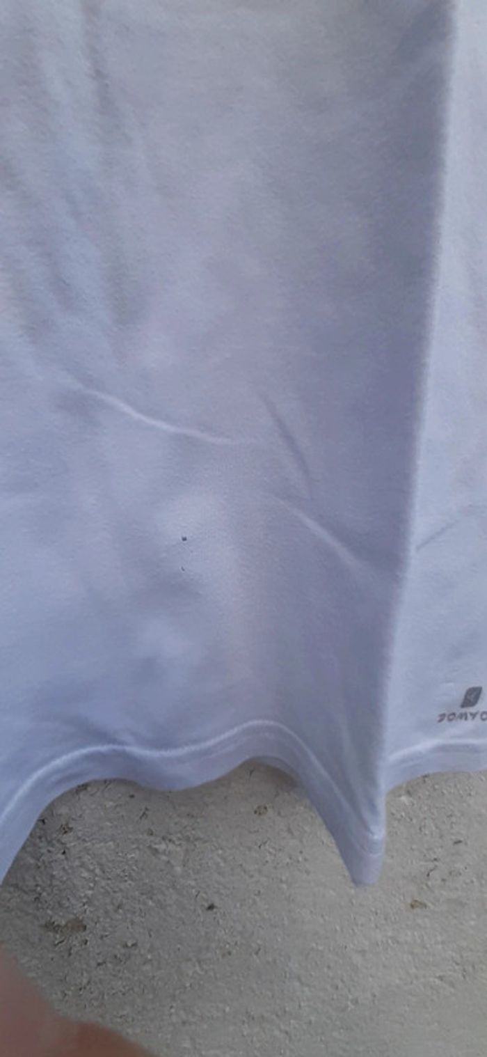 Tee-shirt Domyos 10 ans blanc mixte - photo numéro 3