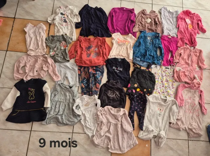 Vends vêtements bébé fille 9 mois (voir tarif) - photo numéro 9