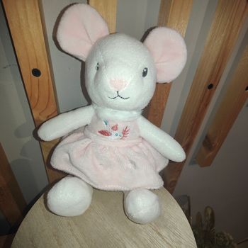 Souris 🐭 tex rose robe oiseau