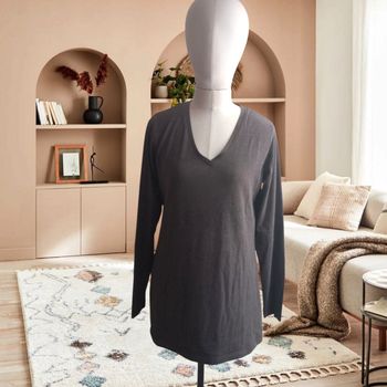 T-shirt manches longues Zeeman – Gris foncé – Taille L – Très bon état
