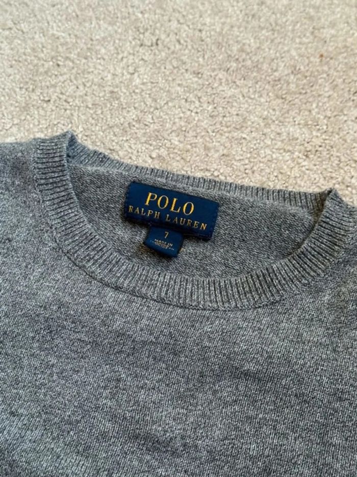Pull Ralph Lauren - Gris chiné - photo numéro 4