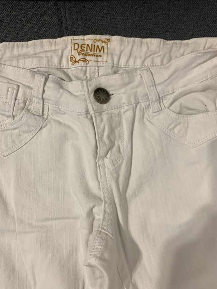 Jeans 3/4 cache cache taille 36 - photo numéro 2